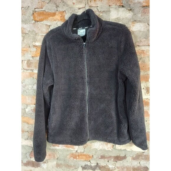 Emily B Sweaters - Emily B Black Sharpe Jacket Womens Sz L Large Warm Fluffy C